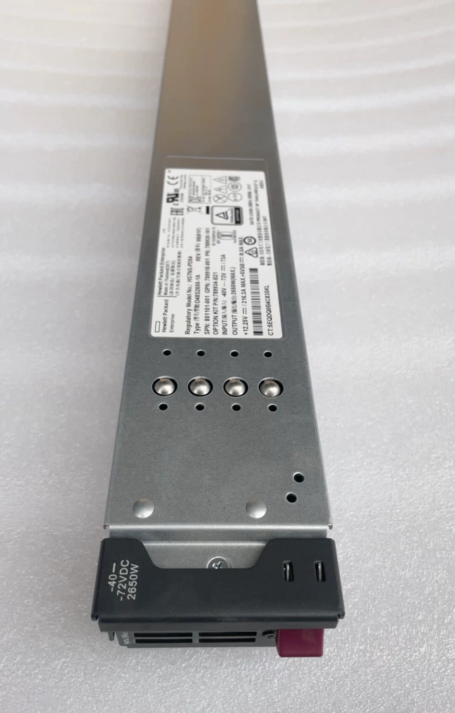 801101-001 789934-B21 HPE 2650W Performance -48VDC Platinum ホットプラグ電源ユニット
